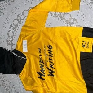 Yellow track hoodie